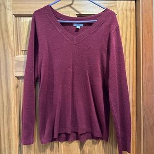 Croft & Barrow V Neck Sweater
